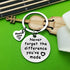 Coworker Leaving Gift Retirement Keychain Never Forget The Difference You've Made Keychains Appreciation Gifts for Colleague Teacher Coach Thank You Gift Going Away Gift Boss Birthday Retired Keychain