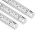 Ruler Metal Straight Edge Ruler Stainless Steel Ruler 6 Inch Ruler Set Rulers Bulk 6 Pack