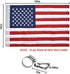 Universal Boat Flag Marine 12"x18" with 4 Boat Flag Pole Kits USA Flag with 50 Embroidered Stars American Boat Flag