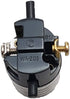 B&P Lamp® Antique Brass Finish Table Lamp Wiring Kit with a 10 Inch Harp and Push-Thru Socket