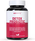 GOBIOTIX Detox Probiotic Supplement Ultimate Flora Probiotic for Women & Men | 50 Billion CFU of Probiotics + Prebiotics + Digestive Enzymes for Gut & Liver Health | Shelf Stable, 60 Caps