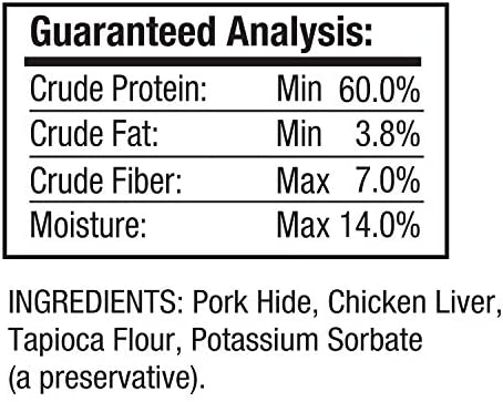 Good 'N' Fun Rawhide Twists, Chicken Liver Recipe, 6-Count