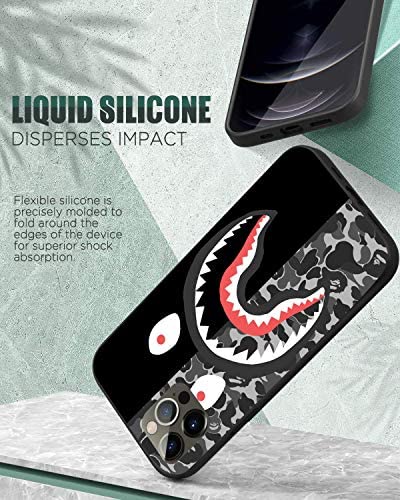 iPhone 12 Case iPhone 12 Pro Case, Cover iPhone Case Basic Case,6.1 inch(Bape-Shark)