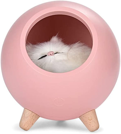 Cat Night Light,Mini Dimming Table Lamp Cute Bedside Nightlight - Cat Lover Gifts,Thanksgiving Christmas Birthday Gifts for Wife Mom Teen Girls