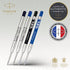 Parker Jotter London Refills Discovery Pack: 3 Quinkflow Refills for Ballpoint Pens & 3 Quink Gel Refills