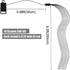 2 Pack 250 LED Firefly Bunch Lights 8.2ft Waterfall Lights, 8 Flashing Modes Fairy Lights Indoor Outdoor Waterproof Garden Decoration Battery Operated Remote Control (Warm White)