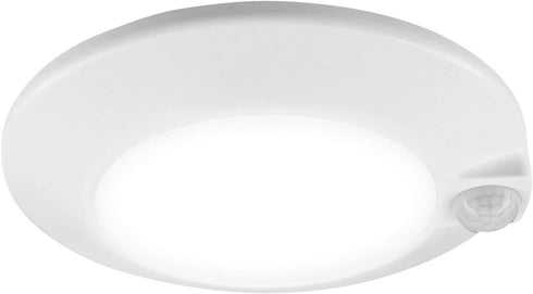 Closet Lights Motion Sensored Indoor Ceiling Mount LED- 10W 5000K Closet Stair Porch Ceiling Pantry Motion Activated Light, 6-7/8 Inch 90CRI 600lm Hardwire to Junction Box, No Battery, Damp Rated ETL