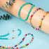 Hicarer Seed Bead Choker Necklace Tiny Beaded Choker Boho Colorful Choker Necklace Chain Jewelry for Women and Girls, Adjustable 12-16 Inches (Color Set 1, 8 Pieces)