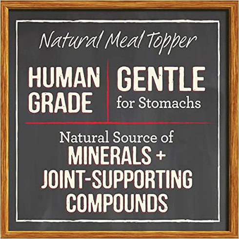 Merrick Grain Free Bone Broth Natural Dog Food Topper, Chicken Bone Broth, Accented with Superfoods & Turmeric, For Adult Dogs of All Breeds, 7 OZ Pouch (Pack of 1)