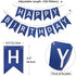 Yocharm Happy Birthday Banner Bunting Royal Blue Party Balloons Confetti Latex Balloon Party Banners for Boys Women Men Birthday Banner Decorations