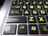 Keyboard Stickers with Luminescent Inlays Plus USB Light. Extra Large Symbols. Inlays (Not Printed). Will Not Wear or Fade. U.S. English Laptop & PC