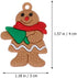 IMIKEYA 10pcs Gingerbread Man Ornament Christmas Tree Hanging Pendants Gingerbread Man Decorations Ornaments for Home Christmas Decor