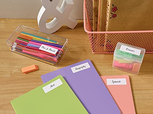 Avery Easy Peel Printable Address Labels with Sure Feed, 1" x 2-5/8", White, 750 Blank Mailing Labels (05260)