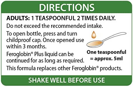 Vitabiotics Feroglobin 200ml Plus Liquid
