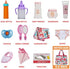 14 Pack Baby Doll Accessories, Baby Doll Feeding and Caring Set Includes Diaper Bag, Doll Diapers, Magic Bottle, Changing Mat for Girl Toddler Kid, Babies Pretend Play Set for Birthday Gift Christmas