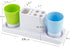 Eslite Bathroom Toothbrush Toothpaste Stand Organizer Plastic Storage Rack Set