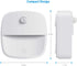 AMIR (Upgraded Version) Motion Sensor Light, Cordless Battery-Powered LED Night Light, Wall Light, Closet Lights, Safe Lights for Stairs, Hallway, Bathroom, Kitchen, Cabinet (Warm White - Pack of 3)