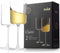 JoyJolt White Wine Glasses Claire Collection 11.4 Ounce Wine Glasses Set of 2 Deluxe Crystal Glasses with Ultra-Elegant Design Ideal for Home Bar, Kitchen, Restaurants Made in Europe