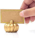 Kate Aspen Fall Decor Mini Gold Pumpkin Place Card Holder (Set of 6), Perfect for Thanksgiving Table Decor, Fall Themed Weddings, Bridal Brunches