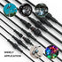 BTF-LIGHTING 3 Pin Electrical Connector 22AWG IP65 Male Female Connector 7.87in/20cm Extension Cable for Car,Truck,Boat,Indoor/Outdoor LED Strip Lights/String 15mm Nut Small Size 5 Pairs