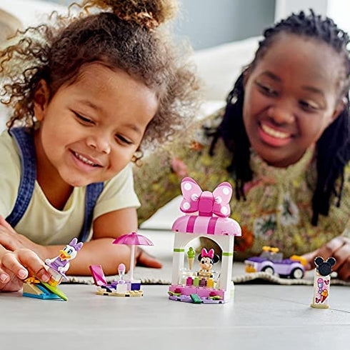 LEGO Disney Mickey and Friends Minnie Mouse’s Ice Cream Shop 10773 Building Kit; Fun Toy That Makes The Best Gift; New 2021 (100 Pieces)