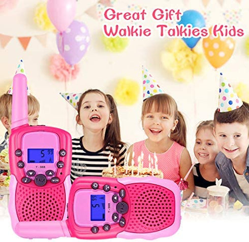 Selieve Toys for 3-12 Year Old Girls Boys, Walkie Talkies for Kids 22 Channels 2 Way Radio Toy with Backlit LCD Flashlight, 3 Miles Range for Outside, Camping, Hiking