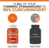 Turmeric Curcumin with Black Pepper, Qunol 2250mg Turmeric Extract with 95% Curcuminoids, Extra Strength Supplement, Enhanced Absorption, Supports Healthy Inflammation Response, 90 Vegetarian Capsules