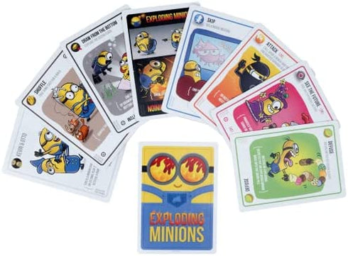 Exploding Minions by Exploding Kittens - A Russian Roulette Card Game, Easy Family-Friendly Party Games - Card Games for Kids, Teens & Adults - 2-5 Players