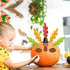 Outus Thanksgiving Pumpkin Turkey Making Kit for Thanks and Gives Party Fall Turkey Craft Kit Thanksgiving Party Make a Turkey Games Thanksgiving Party Decorations