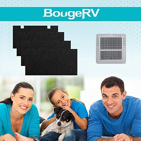 BougeRV 4 Pack RV A/C Filters Replacement RV Air Conditioner Filter 14" x7-1/2 RV Accessories…