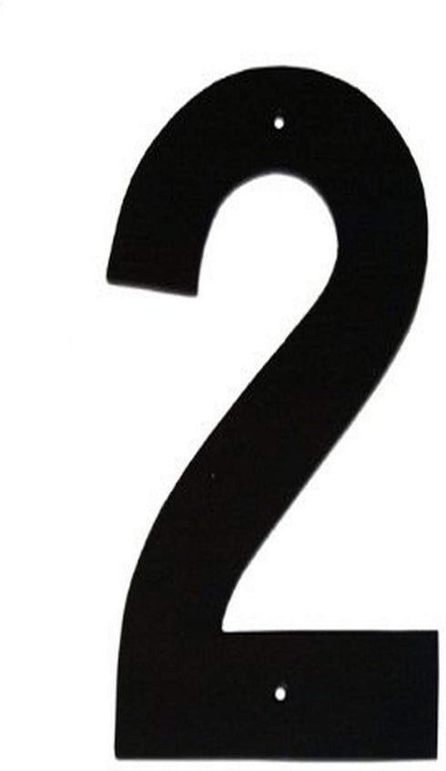Montague Metal Products Helvetica Font Individual House Number, 2, 8-Inch