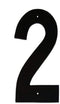 Montague Metal Products Helvetica Font Individual House Number, 2, 8-Inch
