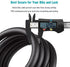 Titanker Bike Lock, Bike Locks Cable Lock Coiled Secure Keys Bike Cable Lock with Mounting Bracket, 1/2 Inch Diameter