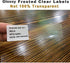 Mr-Label 1" x 2-5/8" Glossy Frosted Clear Address Labels - Waterproof and Tear-Resistant - for Inkjet & Laser Printer - for Envelope | Gift Bag | Bottle| Bar Code (10 Sheets Total 300 Labels)