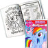 My Little Pony Coloring Book with Take-N-Play Set - 96-page Coloring Book, My Little Pony Stickers, and Markers