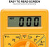 HILTEX 40508 Digital Multimeter Diode & Transistor Tester AC DC Volt Test Voltmeter, Automotive Multimeter Meter Tester, Measure Voltage Test, Car Battery Tester, Analog Multimeter Kit, Volt Meter