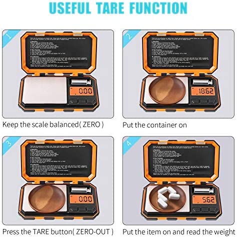 Fuzion Digital Pocket Scale, 200g x 0.01g Jewelry Gram Scale, 6 Units Conversion Mini Scale with LCD Display, Tare Function for Food, Jewelry, Medicine, Coffee ( Battery Included )