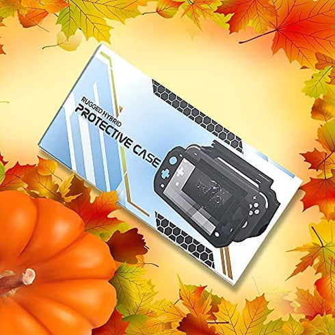 Switch Lite Case Protective Case for Nintendo Switch Lite, Compatible with Nintendo Switch Lite Screen Protector Cover Hand Grip Case with Detachable TPU+Built-in PC Screen + 2 Thumb Grip Caps, Blue