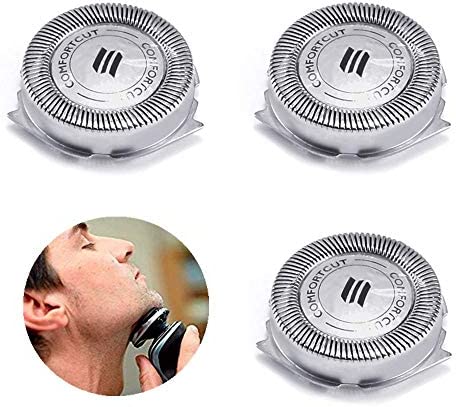 Centtechi Replacement Shaver Heads for Norelco Philips SH50, Electric Shaving Head 5000 Series Shavers Rotary Blades for Men Double Layers Trimmer Razor Accessories