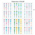 Konsait 1000+pcs Unicorn Nail Stickers Nail Decals Self Adhesive 3D Nail Art Stickers Nail Tips Decorations Manicure Decoration for Kids Little Girls Fingernails Toenails Nail Tips