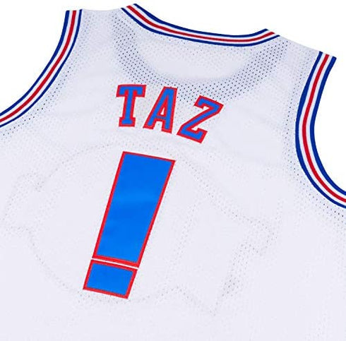 CNALLAR Mens Basketball Jerseys Taz !# Space Movie Shirts