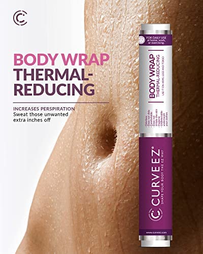 CURVEEZ Contouring Osmotic Plastic Body Wrap - Workout & Sweat Enhancer Stomach Wrap
