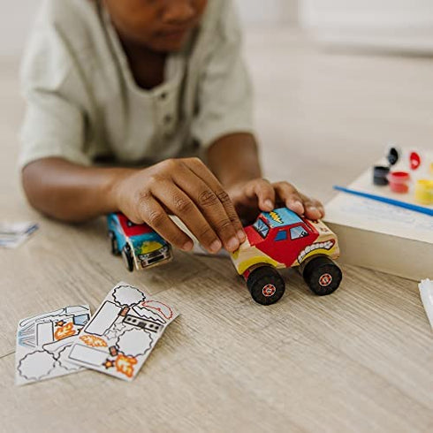 Melissa & Doug Created by Me! Race Car Wooden Craft Kit