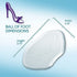 Amope GelActiv Ultra Slim Ball of Foot Insoles for Women, 1 pair, Size 5-10