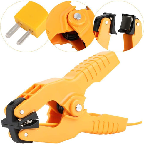 Temperature Clamp Hvac-HVAC Thermocouple HT-05 K Type Thermocouple Clamp Sensor Probe Fieldpiece Thermocouple Pipe Clamp 1~3/8" -40~200„ƒ