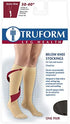 Truform 30-40 mmHg Compression Stockings for Men and Women, Knee High Length, Closed Toe, Black, X-Large