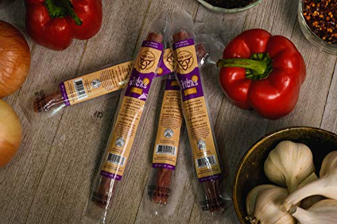 Mission Meats Sugar Free Keto Snacks Free Range Turkey Sticks Whole 30 Gluten Free MSG Free Nitrate Nitrite Free Paleo Healthy Snacks Natural Meat Sticks Turkey Jerky Zero Sugar Protein Snacks