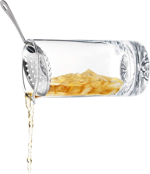 True Derby Julep Strainer, Metallic, 5.9", Multicolor