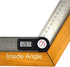 GemRed 82305 Digital Angle Finder Protractor (Stainless steel, 7inch/200mm) (Black Button)