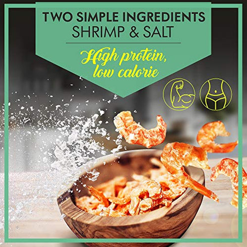 Asia Trans Dried Louisiana Large Shrimp | Hawaiian Favorite | Fresh-Caught & Dehydrated for Snacks, Asian Seafood Salad, Pad Thai, or Soup